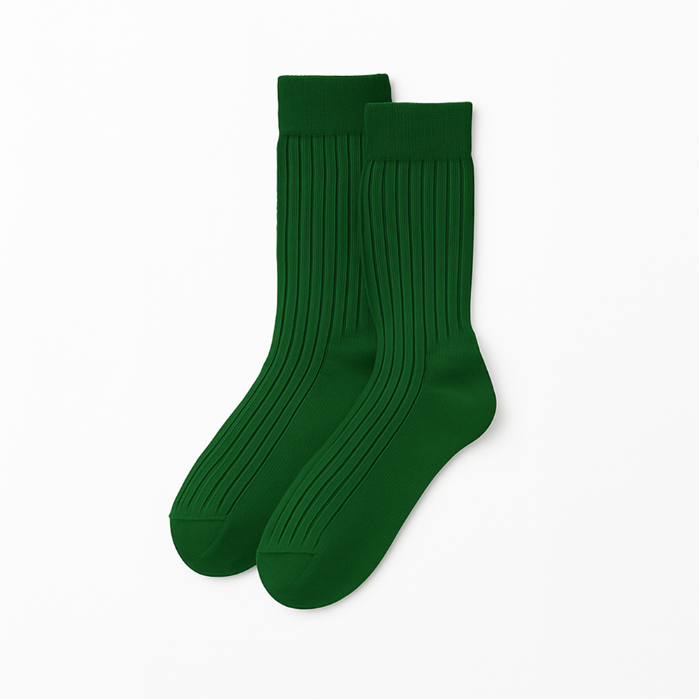 Ribbed Wool Socks