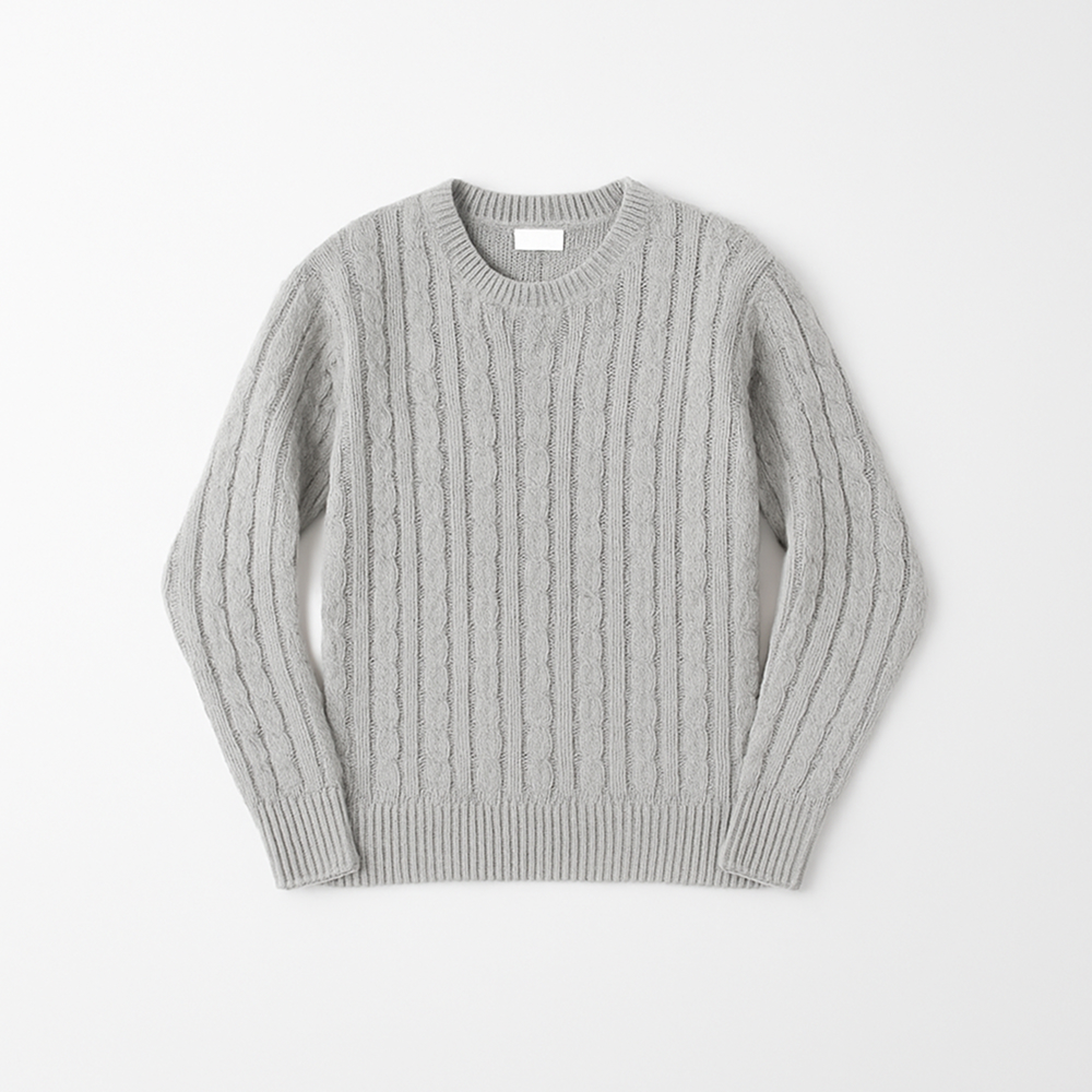 Heavyweight Wool Crewneck Sweater