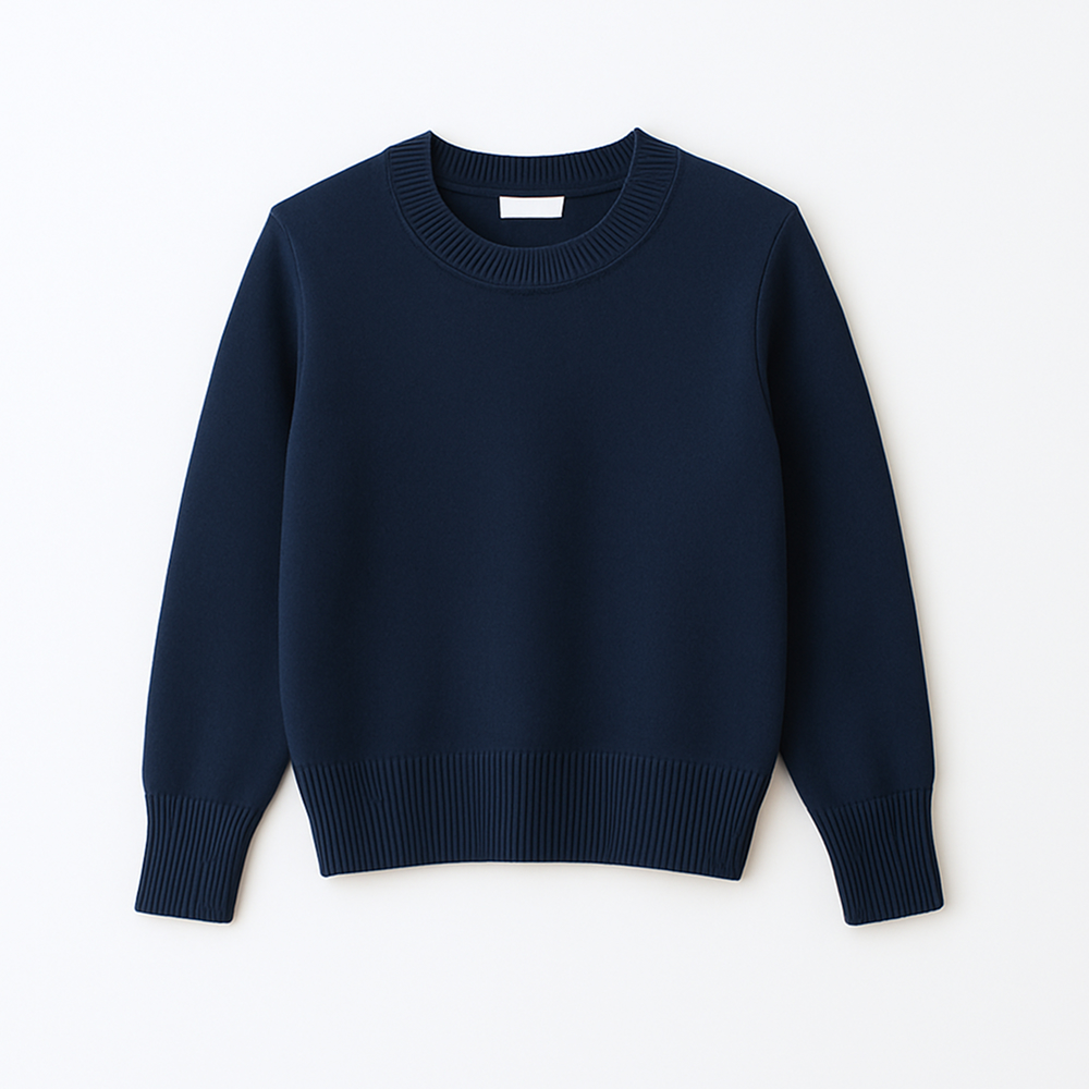 Classic Merino Wool Crewneck Sweater
