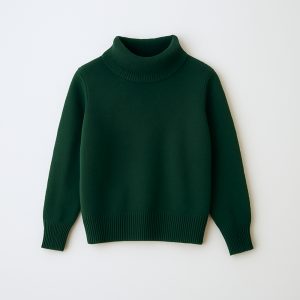 Heavyweight Wool Turtleneck Sweater - Image 2