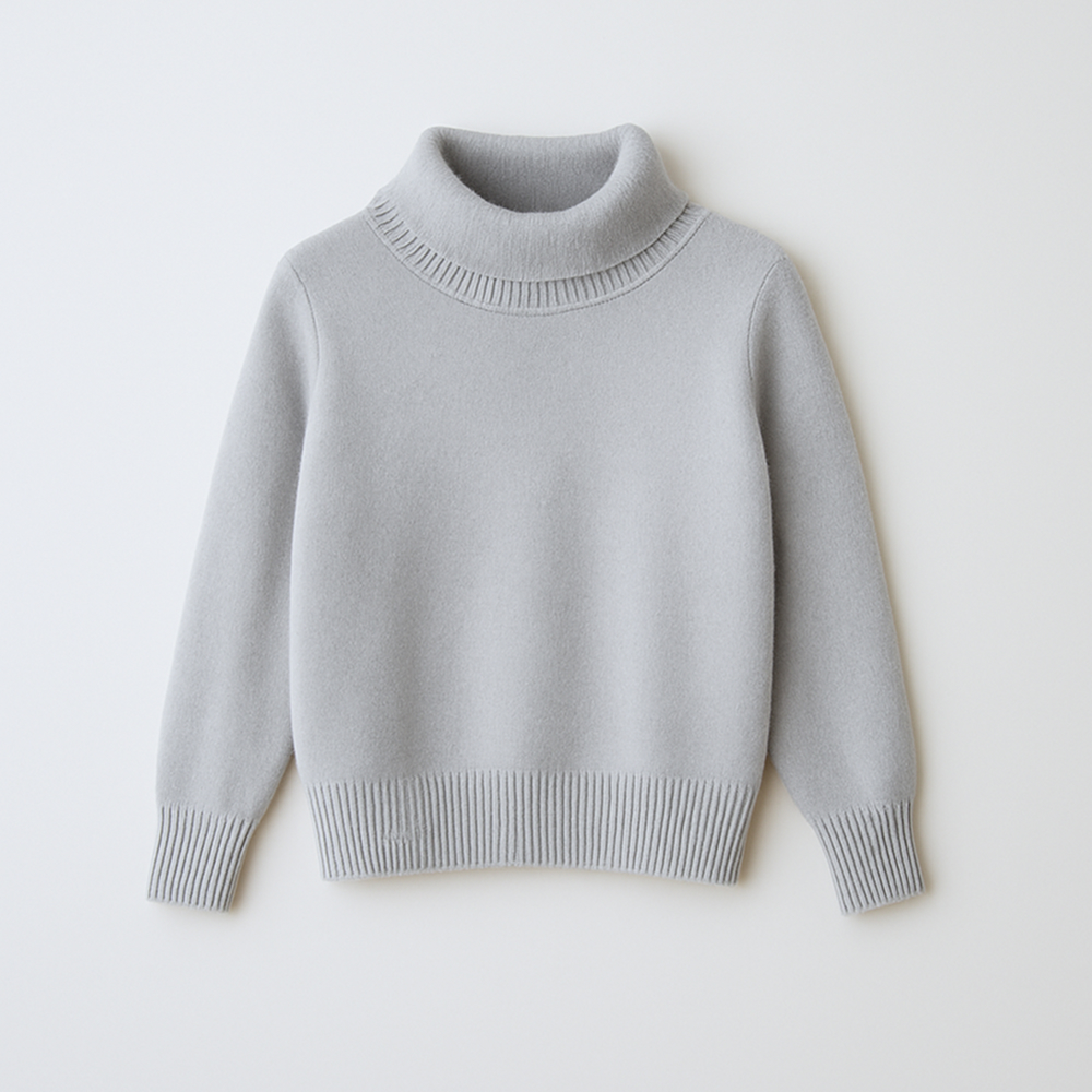 Heavyweight Wool Turtleneck Sweater