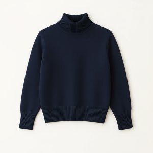 Classic Merino Wool Turtleneck Sweater - Image 2