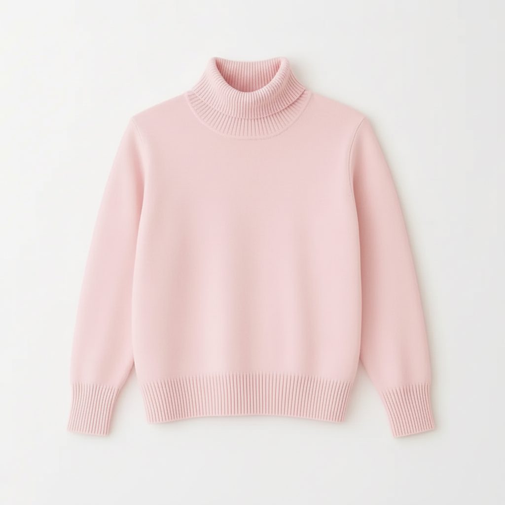 Classic Merino Wool Turtleneck Sweater