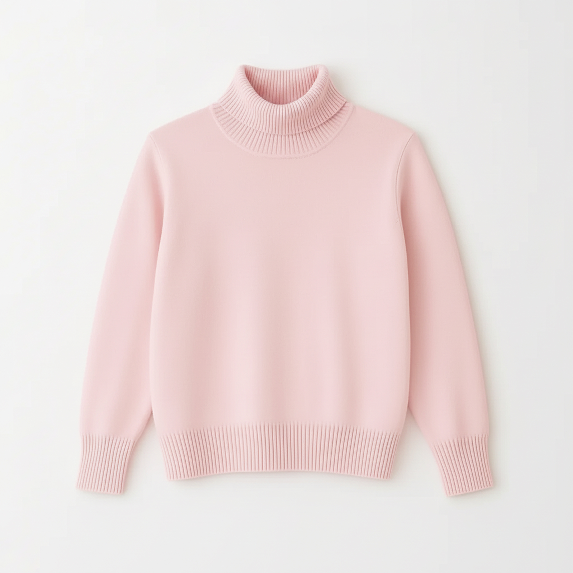 Classic Merino Wool Turtleneck Sweater - Image 1