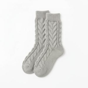 Ribbed Wool Cozy Socks